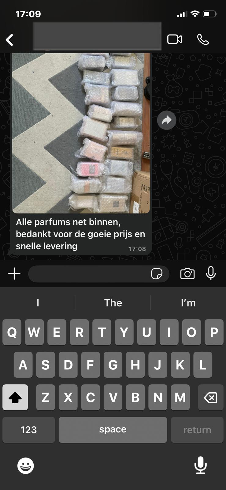 Anonymous - Amsterdam delivery proof